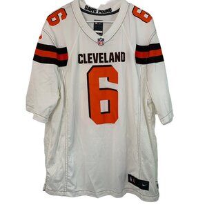 NFL Nike Cleveland Browns Mayfield #6 XL On Field Jersey White Dawg Pound 7847